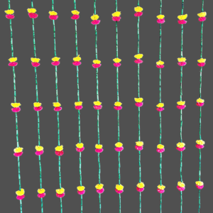 Decorative garlands for wedding backdrop decoration