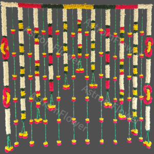 Sola Wood Garland Backdrop