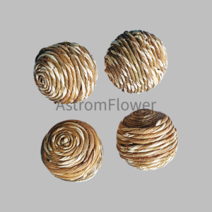 Sola wood rope balls for home decoration