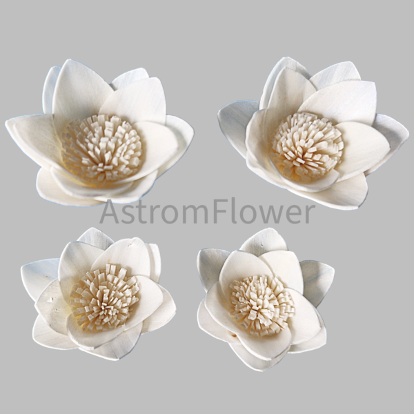 eco friendly sola wood flower for wedding decoration