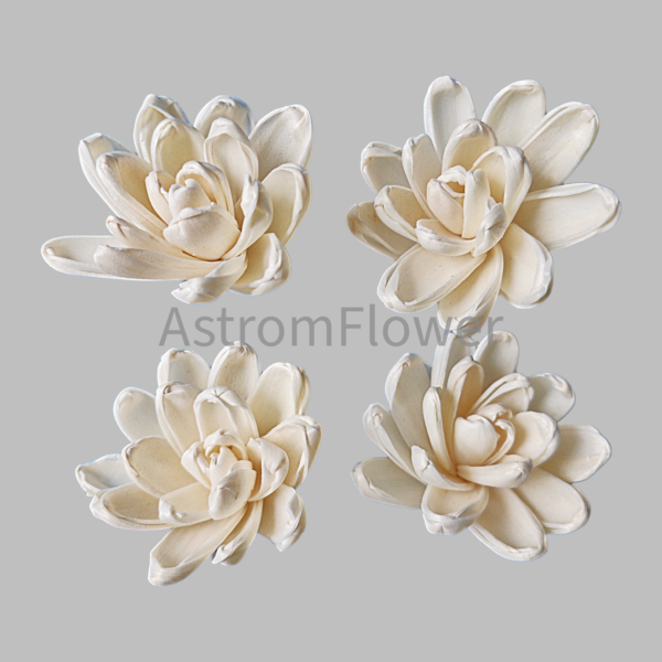 Decorative sola wood craft flower for home décor