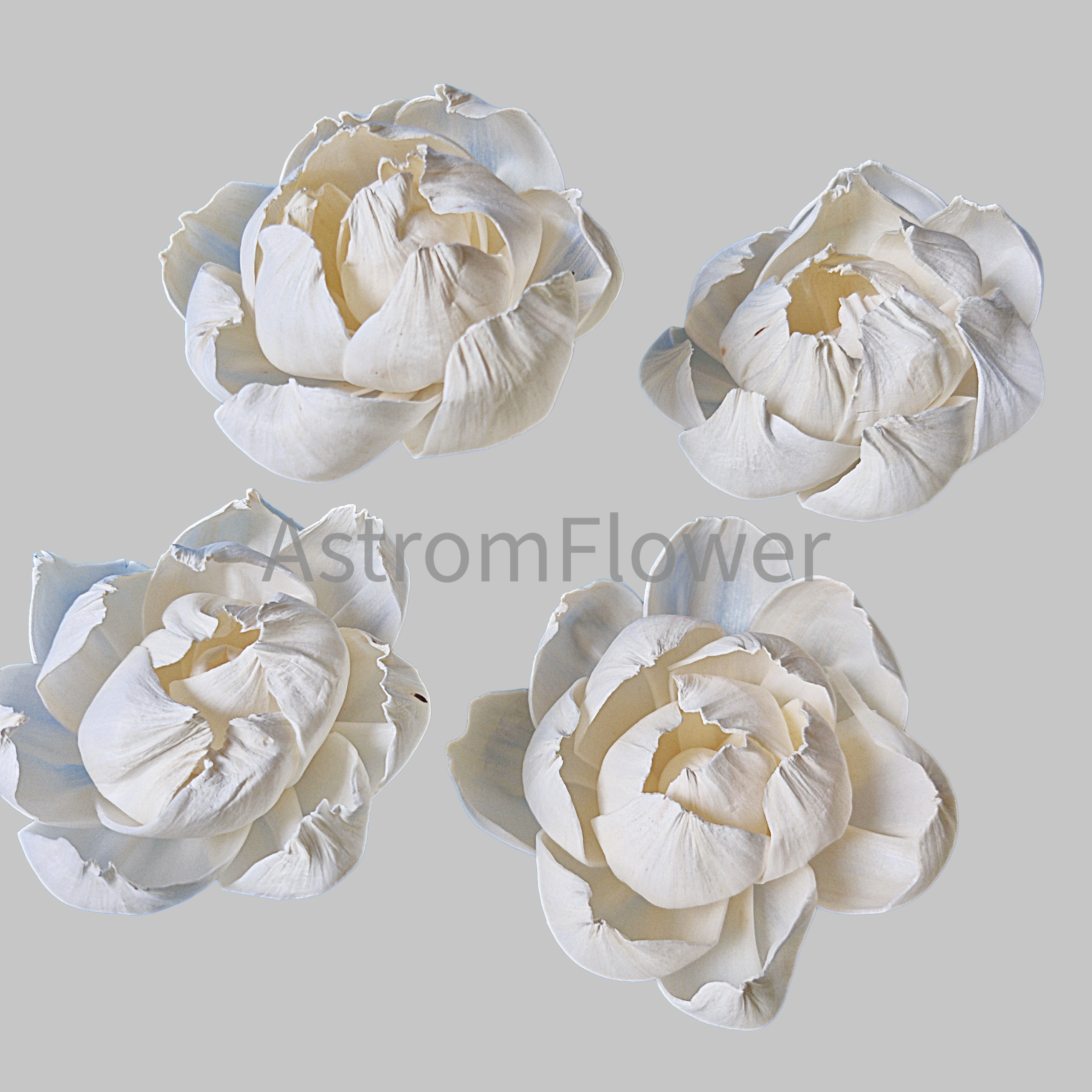 Handmade sola wood flower