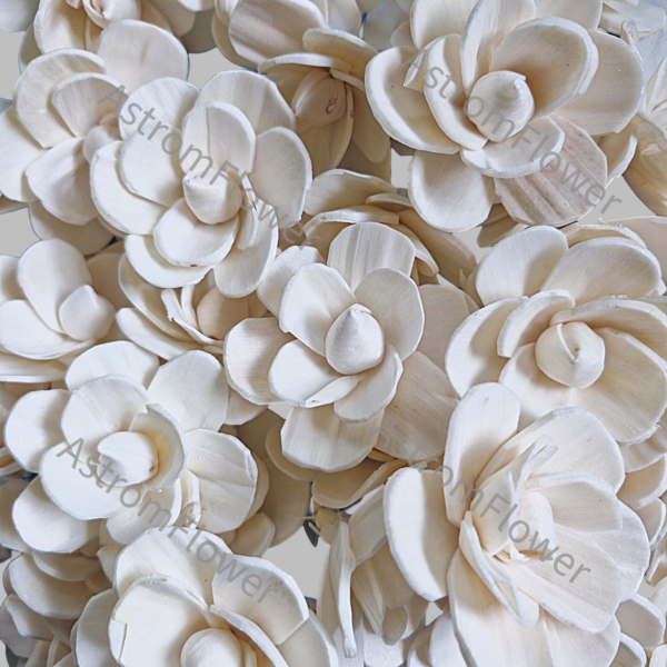 eco friendly decorative sola wood lily flower