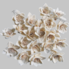 Brown Pingle Sola Wood Flower