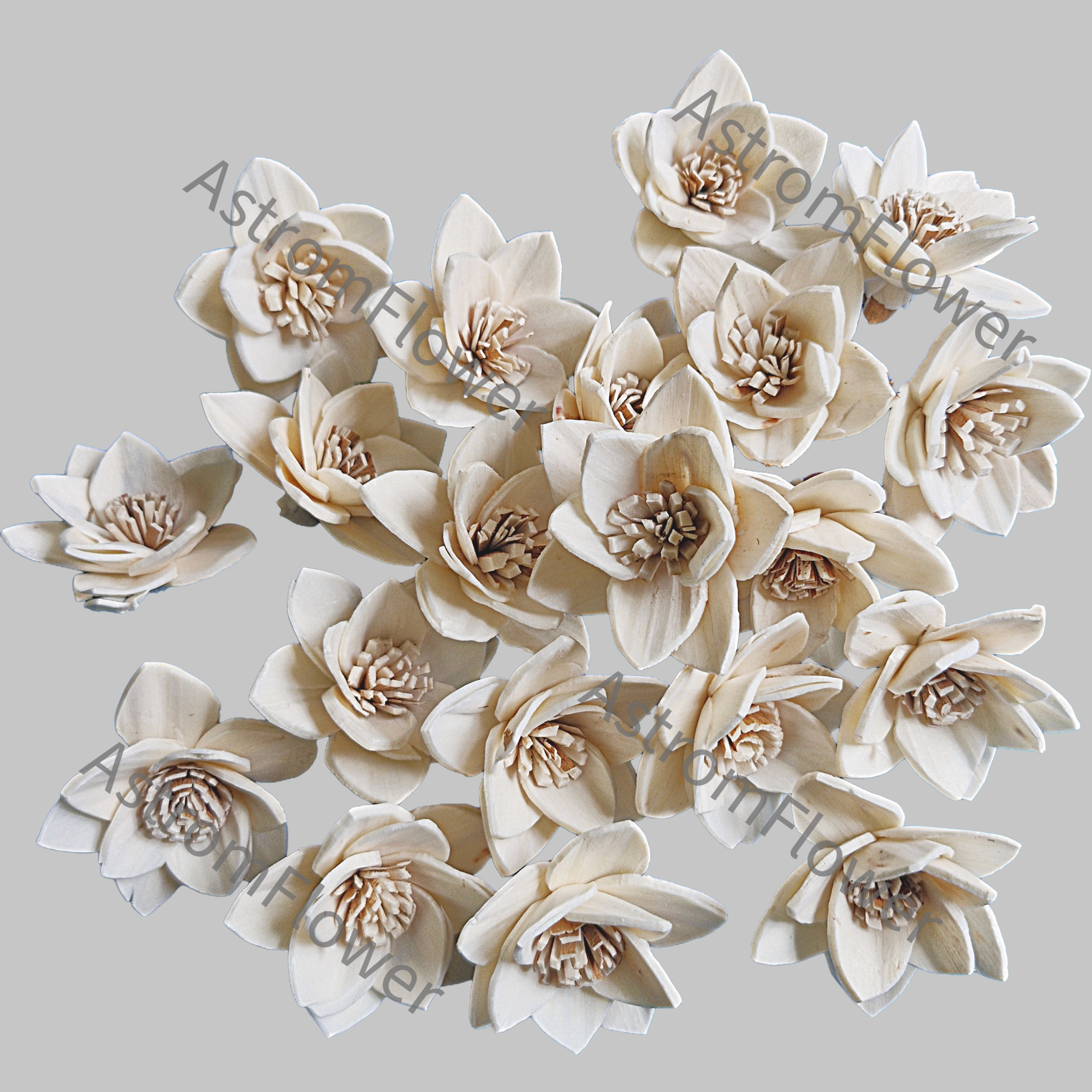 Brown Pingle Sola Wood Flower