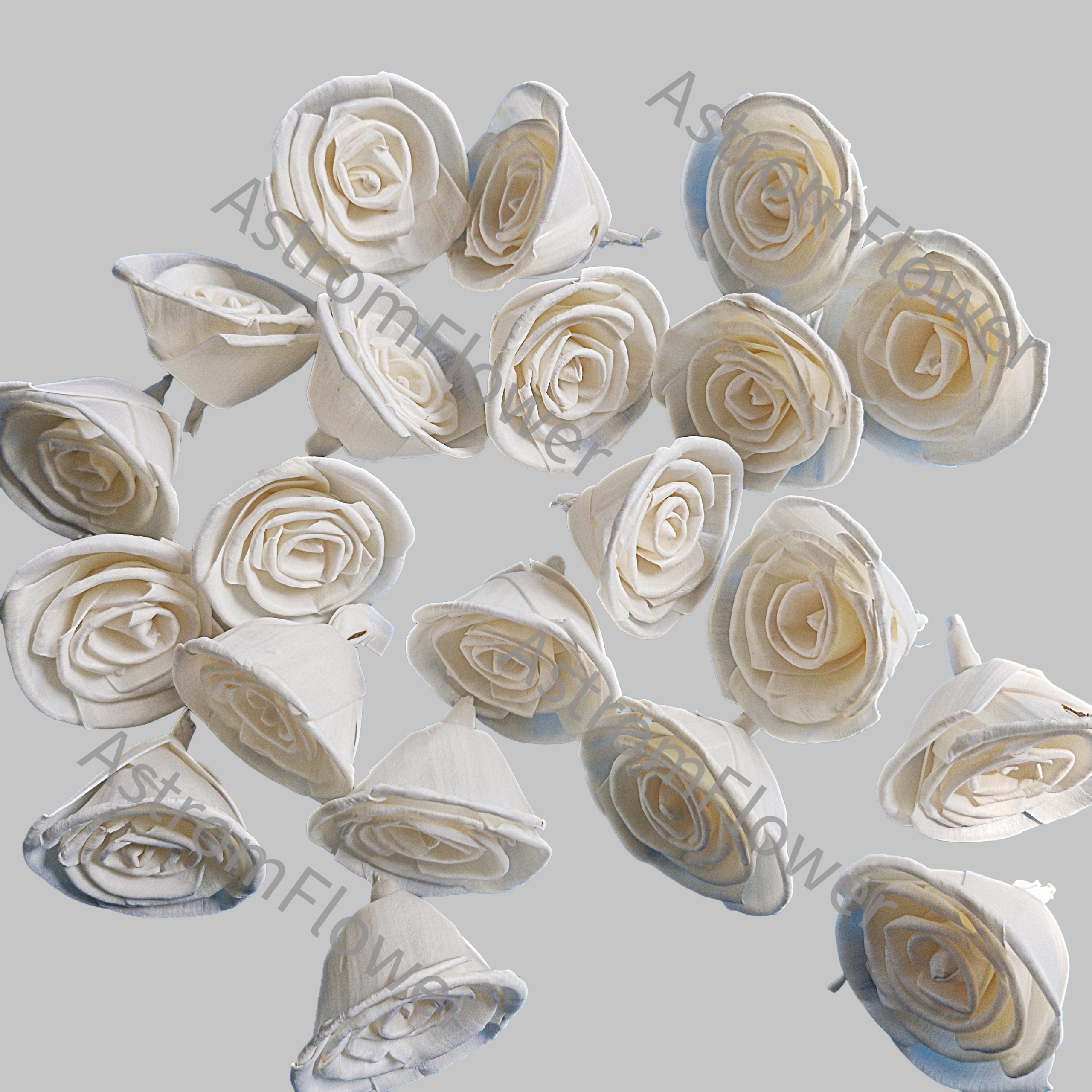 Sola wood rose flower for DIY craft and wedding decoration