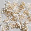 Natural ivory sola wood show flower for wedding decorations