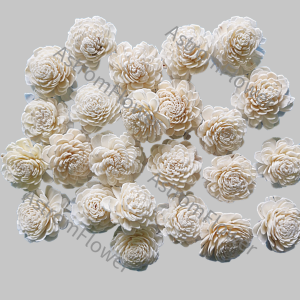 Wooden sola flower for wedding decoration and floral design