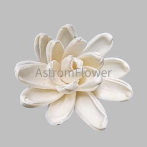 Handmade show flower made from natural sola wood