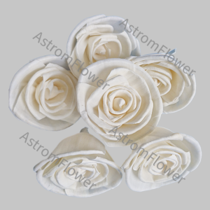 Handmade sola wood rose bud flower natural eco friendly wooden rose