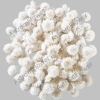Decorative white sola wood flower for elegant home styling
